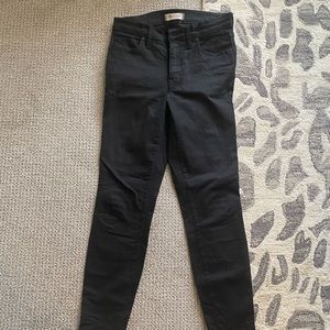 Madewell High Rise Black Jeans
